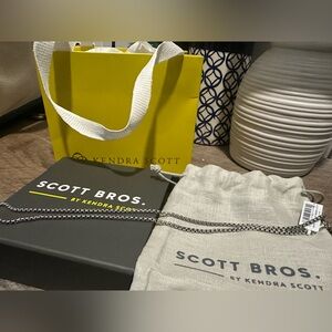 Beck 20" Thin Round Box Chain Necklace in Oxidized Sterling Silver